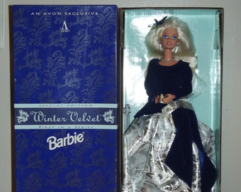 Winter Velvet Barbie Special Edition Avon Exclusive 1994 Caucasian MIB