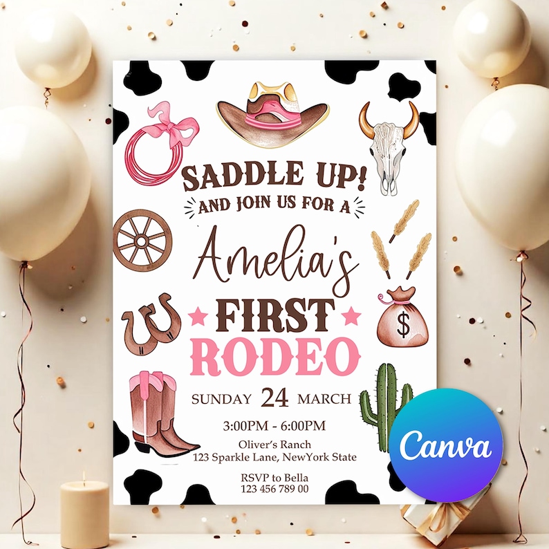 rodeo first birthday,my 1st rodeo invite,first rodeo invite,rodeo invitation,girl cowgirl invite,cowgirl invitation,3rd rodeo birthday,My First Rodeo,Rodeo invite,my 1st Rodeo,Wild West birthday,Wild West invite,Cowboy invite,