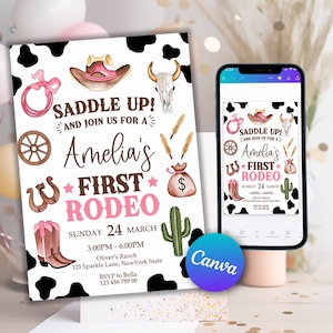 rodeo first birthday,my 1st rodeo invite,first rodeo invite,rodeo invitation,girl cowgirl invite,cowgirl invitation,3rd rodeo birthday,My First Rodeo,Rodeo invite,my 1st Rodeo,Wild West birthday,Wild West invite,Cowboy invite,