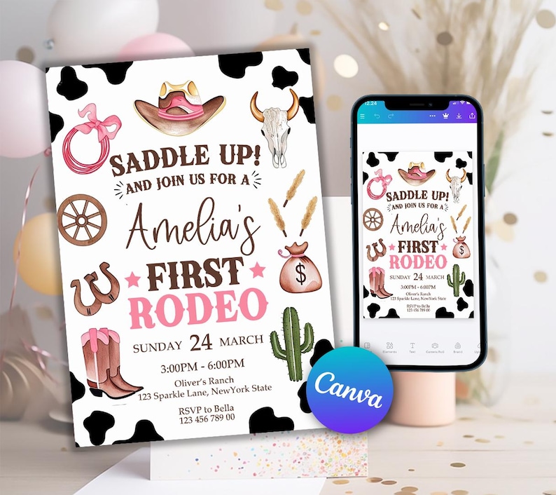 rodeo first birthday,my 1st rodeo invite,first rodeo invite,rodeo invitation,girl cowgirl invite,cowgirl invitation,3rd rodeo birthday,My First Rodeo,Rodeo invite,my 1st Rodeo,Wild West birthday,Wild West invite,Cowboy invite,
