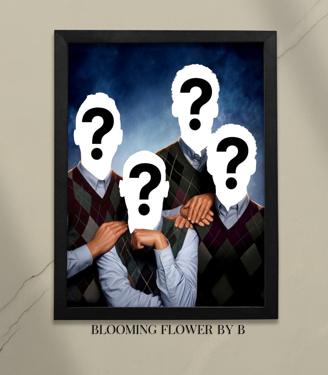 Custom Step Brothers Portrait, Personalization Family Step Brothers