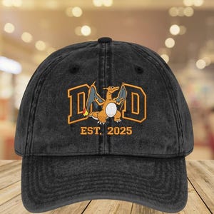 Anime Embroidered Hat – Custom Dad Hat, Father's Day Gift from Kids EHN100-200.C