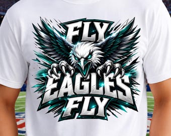 Immagine PNG di Eagles Football per la giornata di gioco, clipart per sublimazione - Design premium Eagles Team Football, maglietta Eagles, file PNG (download digitale)