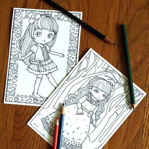 Set di cartoline da Dolly Coloring Studio (1)