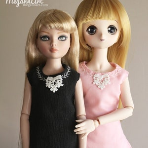 PDF PATTERN: Embroidered Dress and Skirt for MSD BJDs & Ellowyne Wilde