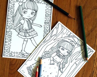 Postcard Set from Dolly Coloring Studio (1)