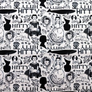 RESERVED LISTING: Hitty Doll Fabric (version 1) - 100% Cotton, quilting, 1 yard