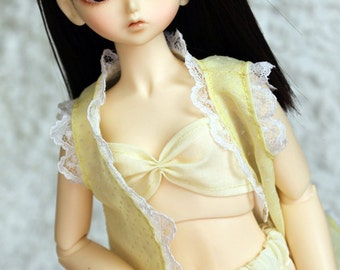 PDF PATTERN: Nightgown, Panties, and Brassiere for MSD BJDs & Ellowyne Wilde