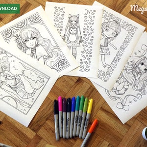 LIMITED TIME: Dolly Coloring Studio Pages for Download (5 Pages)