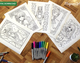 LIMITED TIME: Dolly Coloring Studio Pages for Download (5 Pages)