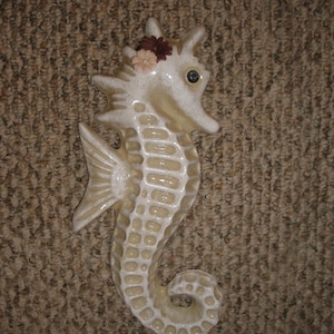 Vintage Mold Seahorse Wall Art