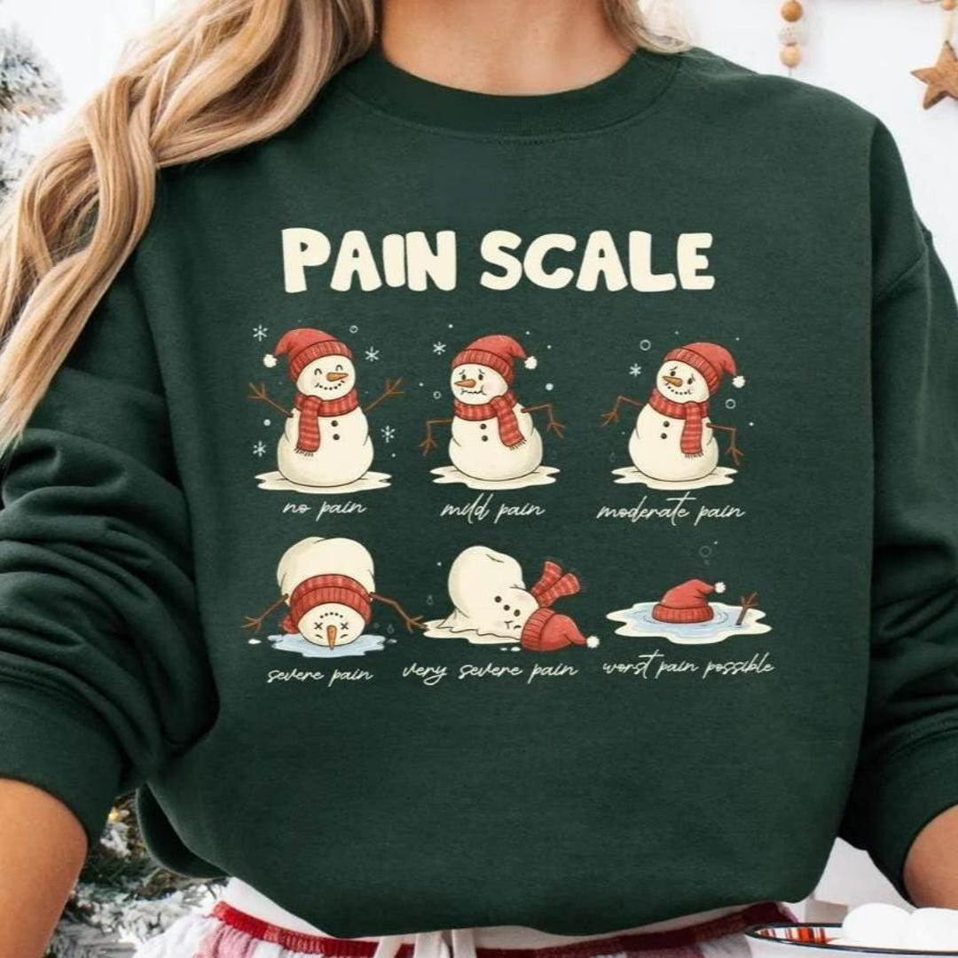 Funny Pain Scale Comfort Colors Nurse Sweatshirt - Etsy