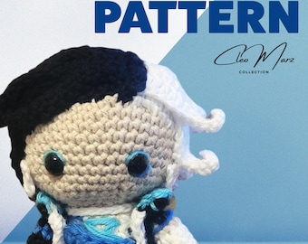Luna Inspired Amigurumi Digital Pattern | Marvel Rivals
