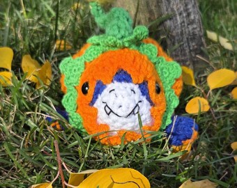Pumpkin Jeff The Land Shark Plush | Crochet Marvel Rivals Amigurumi | Halloween & Fall | Thanksgiving |