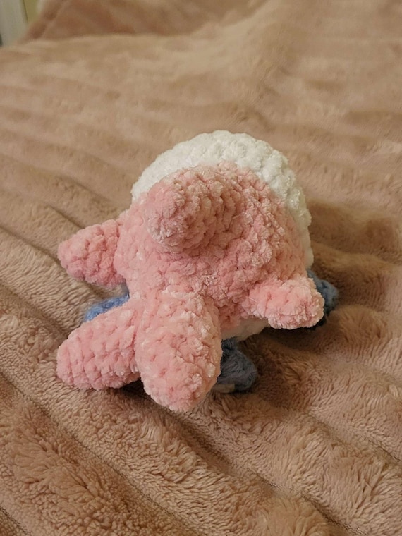 Jeff the Land Shark Pink Dolphin Amigurumi Digital Crochet Pattern