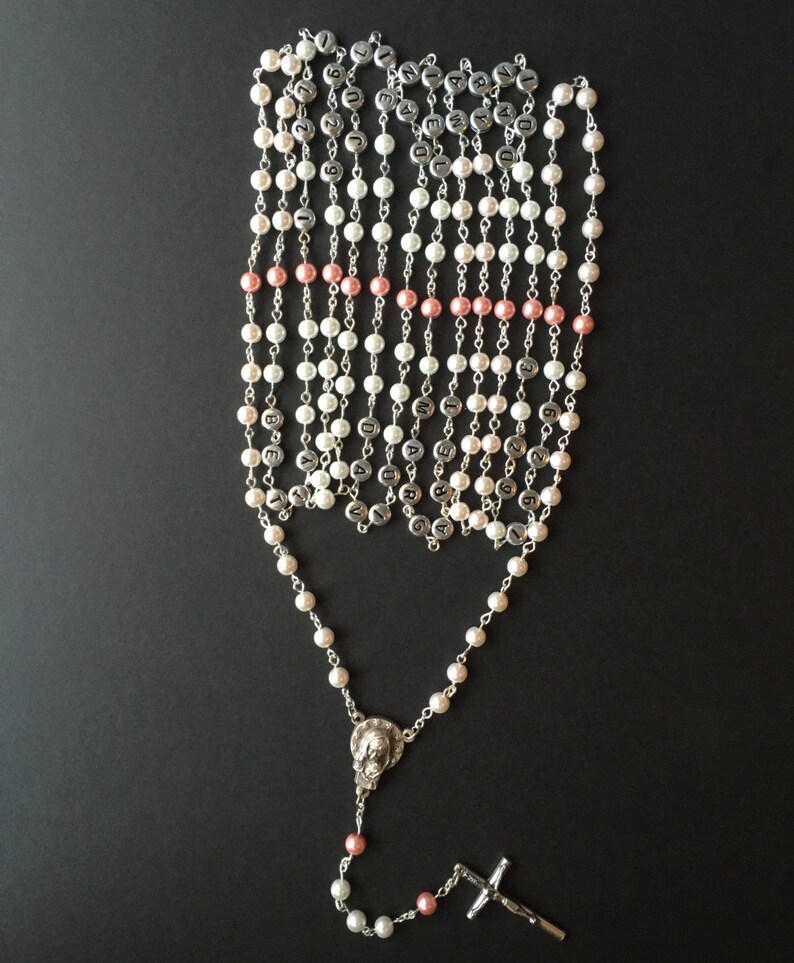Custom Personalized Rosary 15 Decade Mother's Rosary Etsy