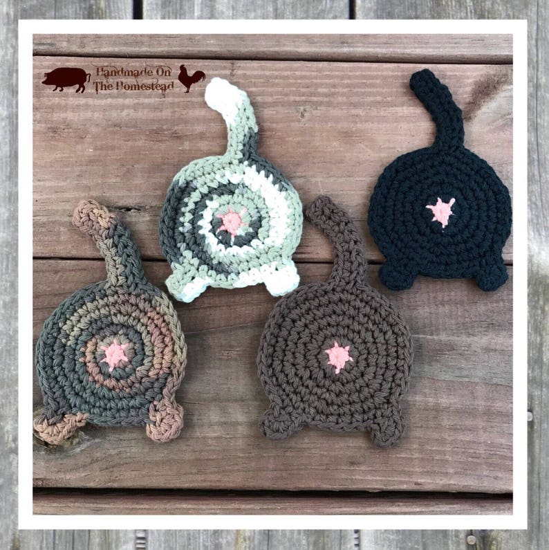Cat butt ornament crochet ornaments cat ornament cat lady Etsy
