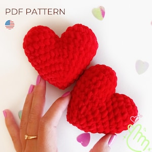 Plüsch Herz Schlüsselanhänger, gehäkeltes Herz, gehäkeltes Herz, Easy Amigurumi, Schlüsselanhänger, gestricktes Herz
