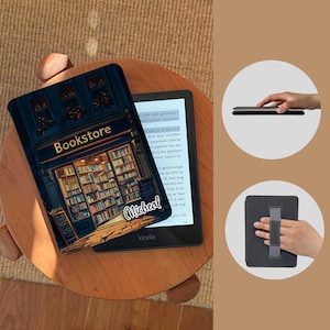 Book store Kindle Case Cover for Kindle Case 2024, Paperwhite 11th gen 6.8 case, Gifts for Book Lovers, Kindle Colorsoft, Black Book shop