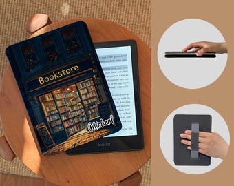 Book store Kindle Case Cover for Kindle Case 2024, Paperwhite 11th gen 6.8 case, Gifts for Book Lovers, Kindle Colorsoft, Black Book shop
