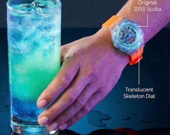 Swatch Scuba Vintage “Blue Ice”