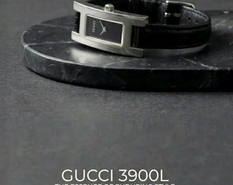 Vintage GUCCI 3900L Gold-tone Watch – Swiss Quartz – Retro