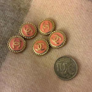 Chanel Buttons Set of 5 - Etsy