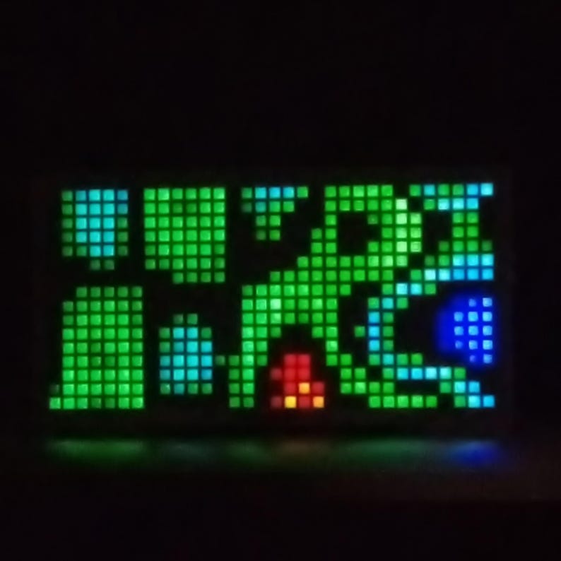 RGB LED Audio Spectrum Visualizer | 32-band Music Reactive Matrix - Etsy