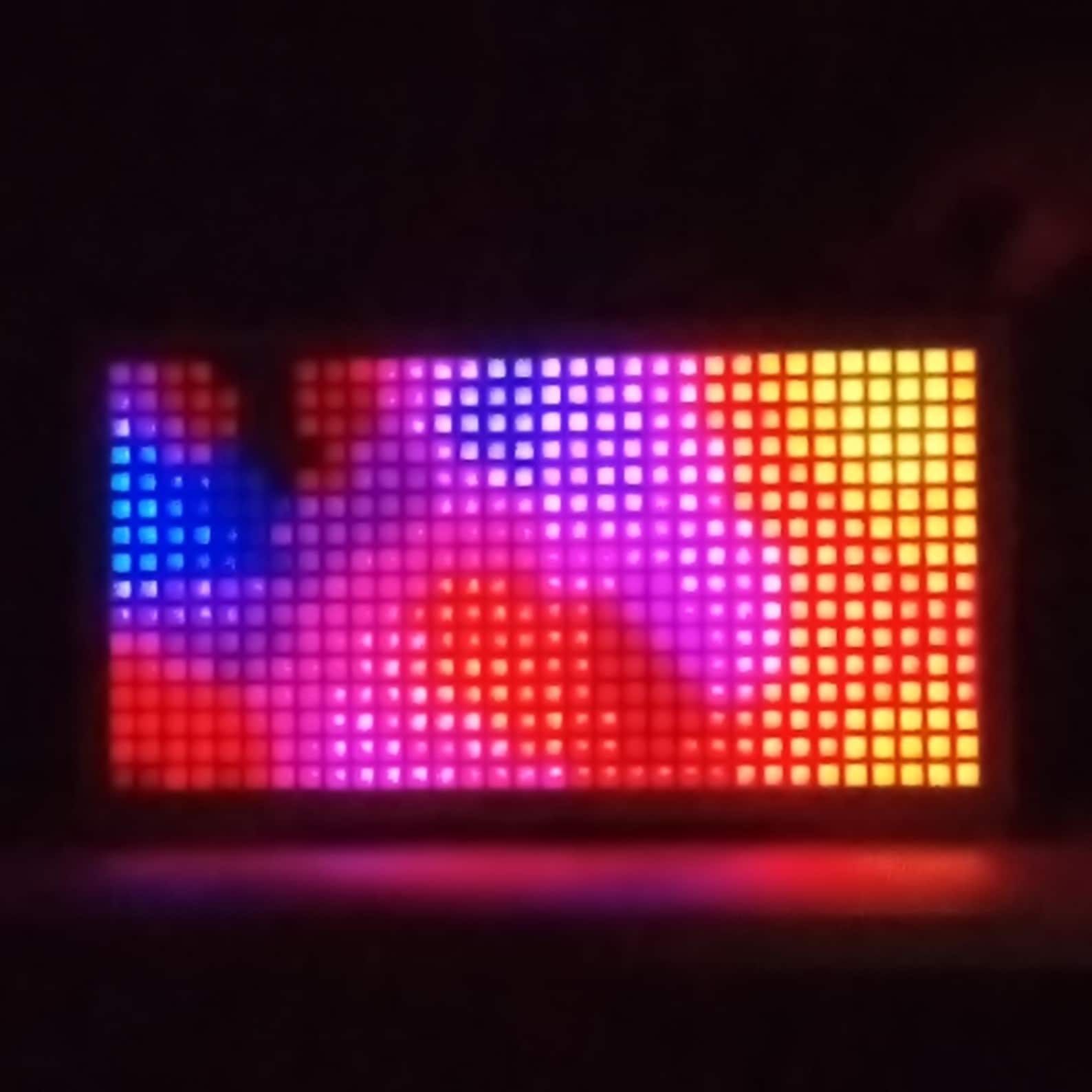 RGB LED Audio Spectrum Visualizer | 32-band Music Reactive Matrix - Etsy