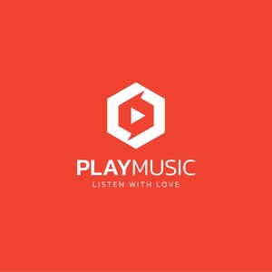 Premade Music logo, Musicplay logo, Podcast logo, streaming services, music apps, DJs, entertainment brands, Logo Template, Logo Design