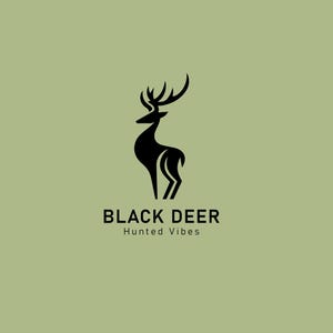 Premade Deer Logo, Editable Deer Logo Template, Deer Symbol, T-Shirt Graphic, wildlife, Animal Logo, Digital Download – Ai, Svg, Pdf, Eps.