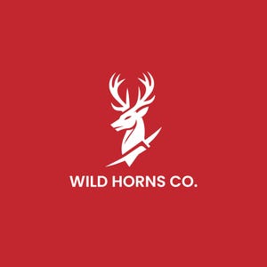 Premade Deer Logo Template, Animal Logo Design, Wildlife Deer Symbol, Editable Vector Logo Design, Digital Download – Ai, Svg, Pdf, Eps
