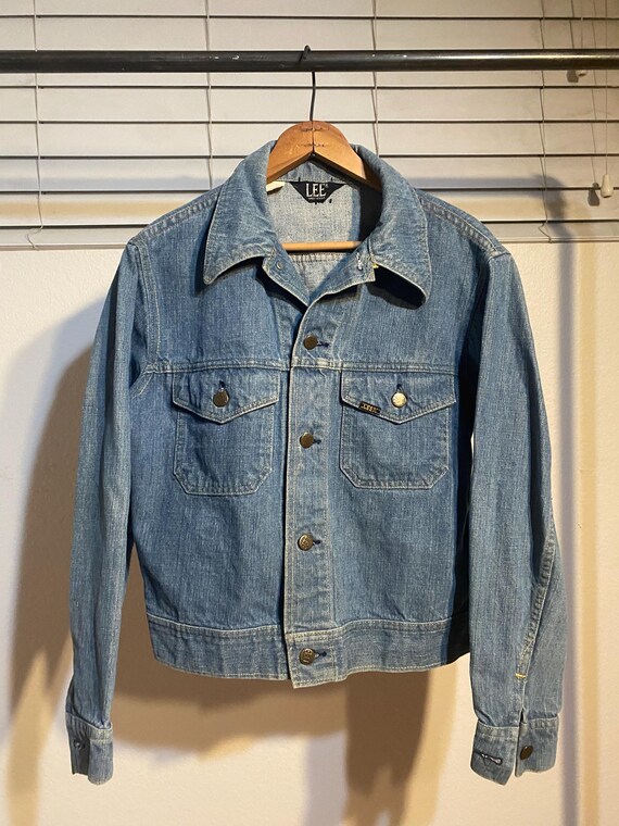 Vintage 1970s Lee Denim Trucker Jacket (19.5x 22”) - Etsy