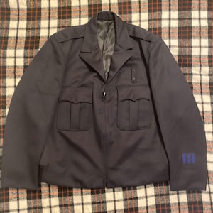 Vintage 1960s Universal Uniform Company Two Pocket Gabardine Vintage 1960s Universal Uniform Company Two Pocket Gabardine