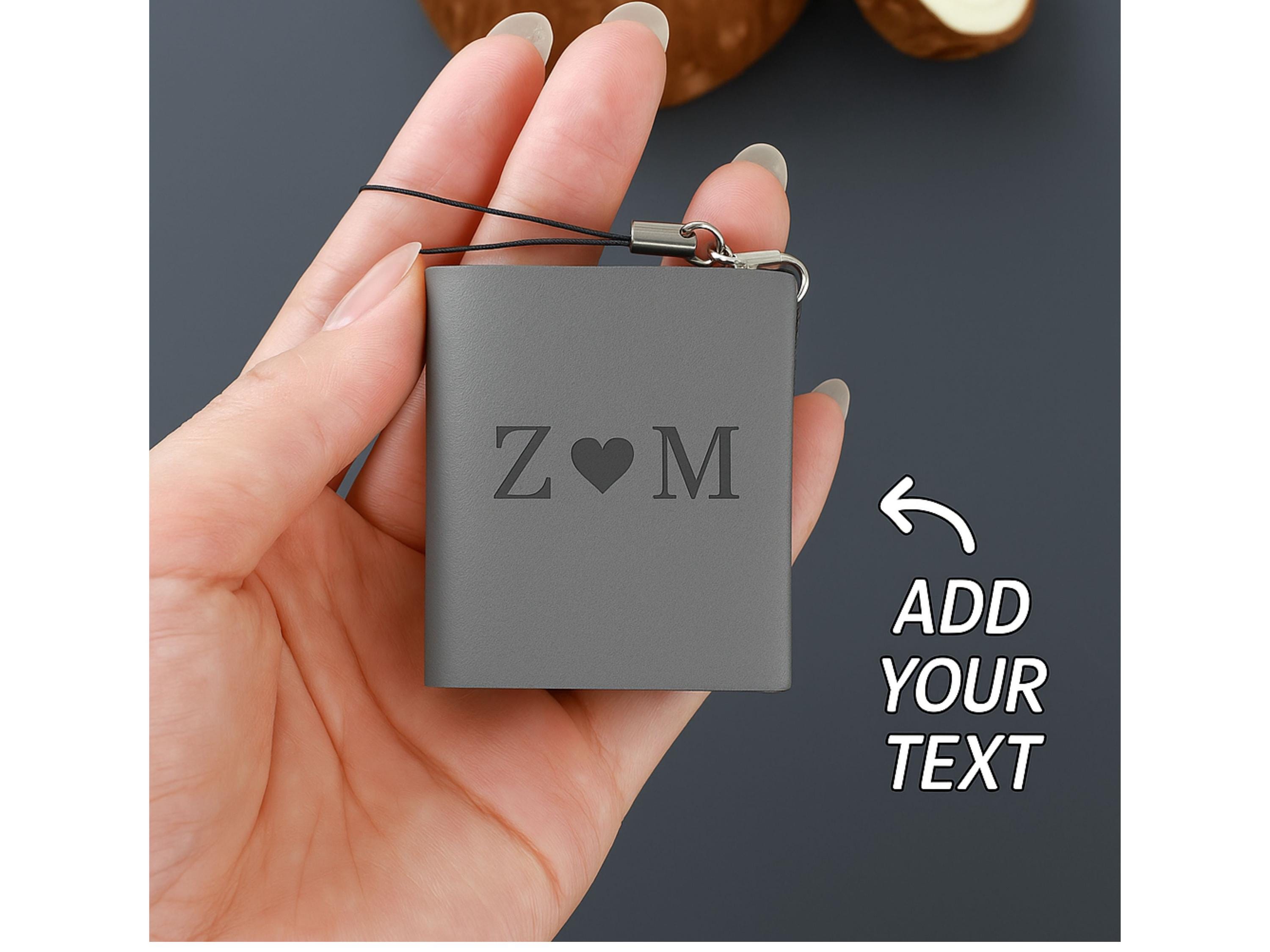 Engraved Heart Photo Keychain Gift • Personalized Album in Gift Box, Cute Couple Keepsake,, Unique Flower Vase, Indoor Planter Pots