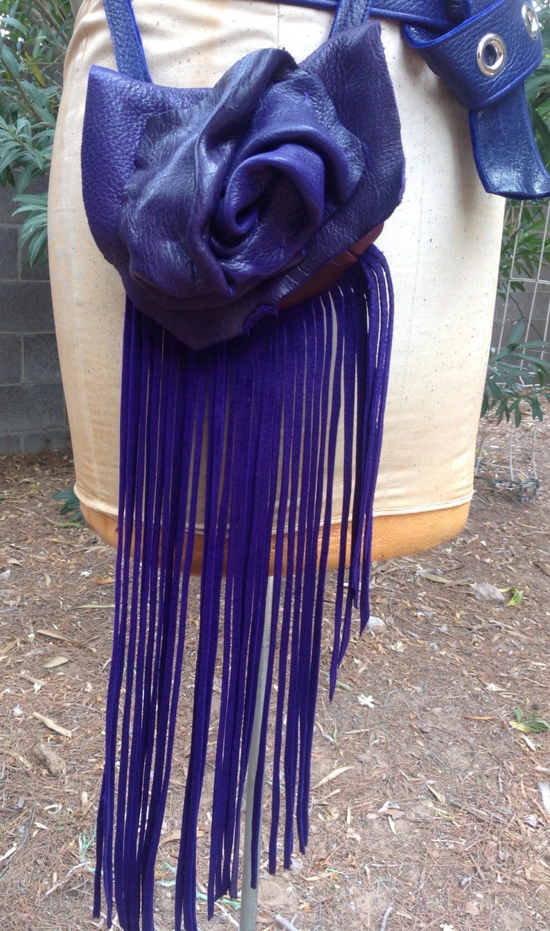 Showdiva Designs Leather Bag Purse Belt Interchangable Long Etsy