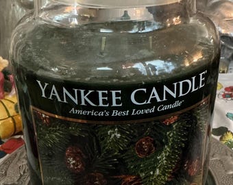 HUGE Yankee Candle 13lb KING Candle 4 Wick Balsam Cedar ONLY 100 made in Org Box