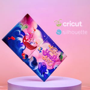 Printable Gift Card Holder – Card Holder Cutting Template – Cricut and Silhouette Studio