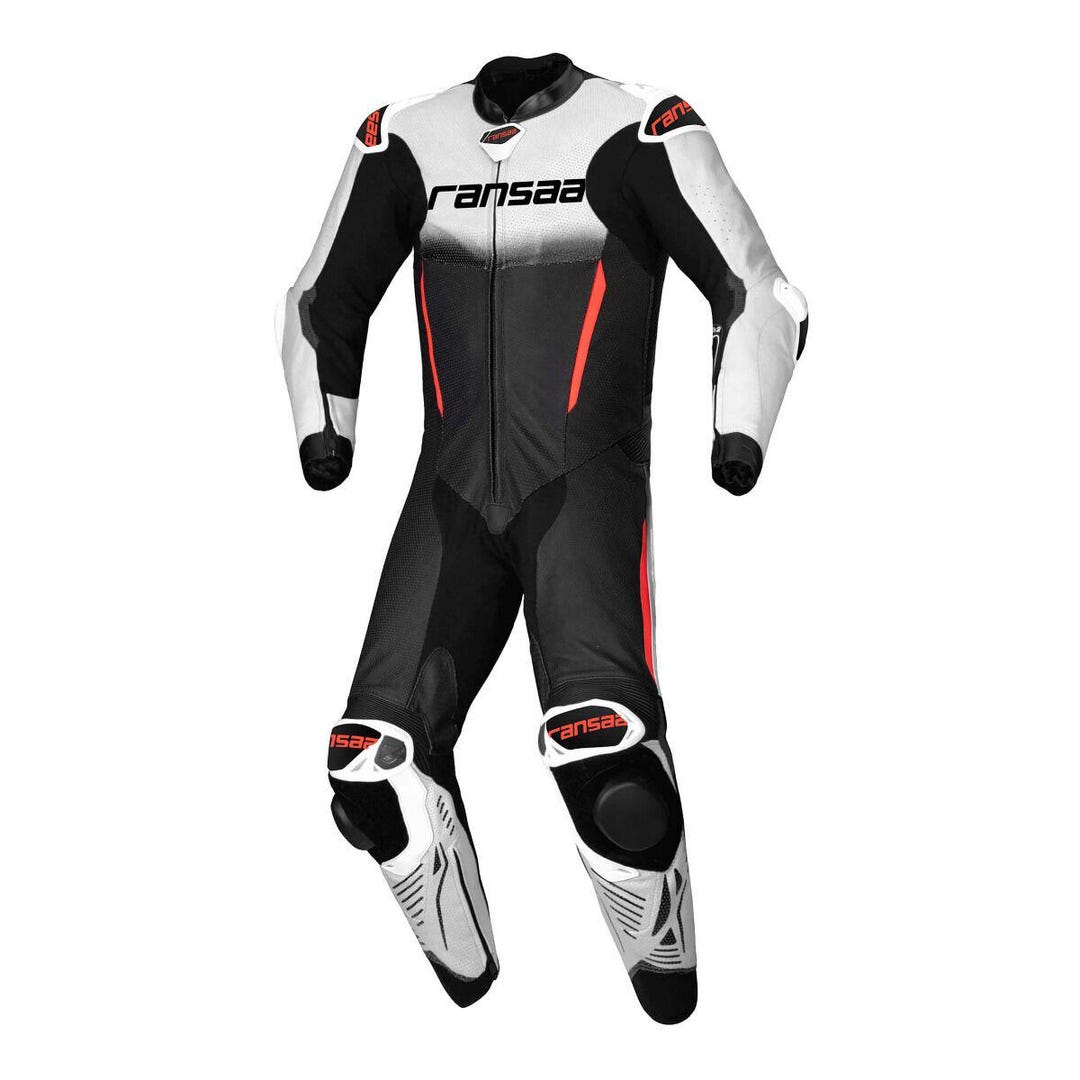 One Piece Biker Full Grain Leather Racing GP-R7 Suit - Custom Made ...
