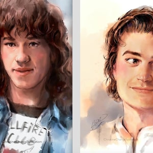 Steve and Eddie 5&quot;x7&quot; art print