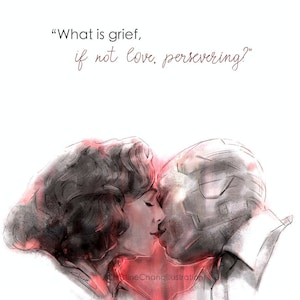 What is grief, if not love persevering? WandaVision Art Print
