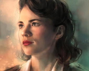 My best girl, Peggy 11"x17" Art Print