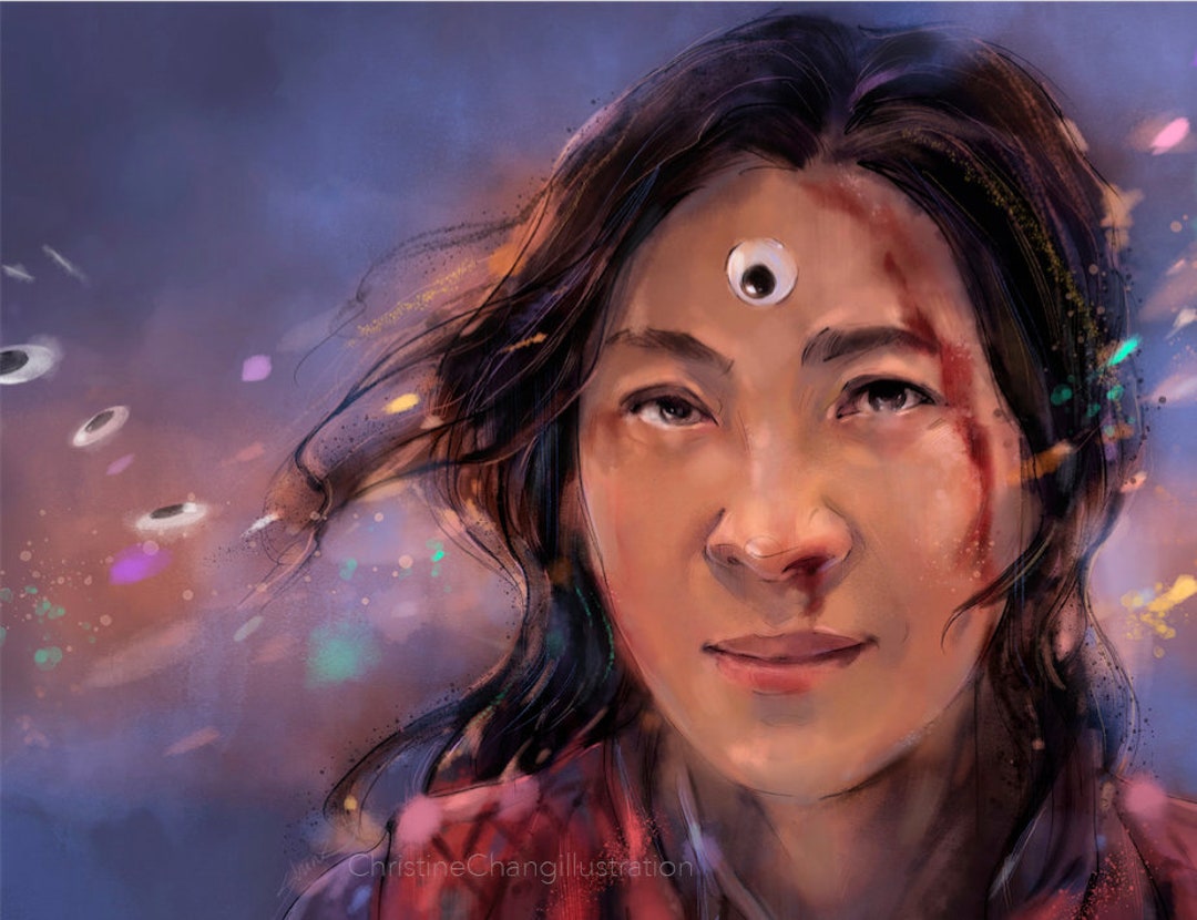 Specks of Time, Everything Everywhere All at Once, 8.5x11 Shimmer Art