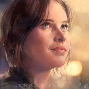 Hope, Jyn Erso 11&quot;x17&quot; art print