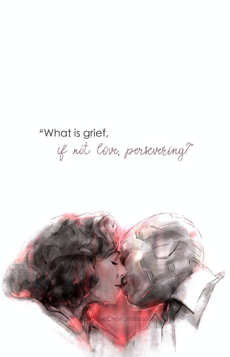 What is Grief If Not Love Persevering Wandavision Art Print Etsy Israel