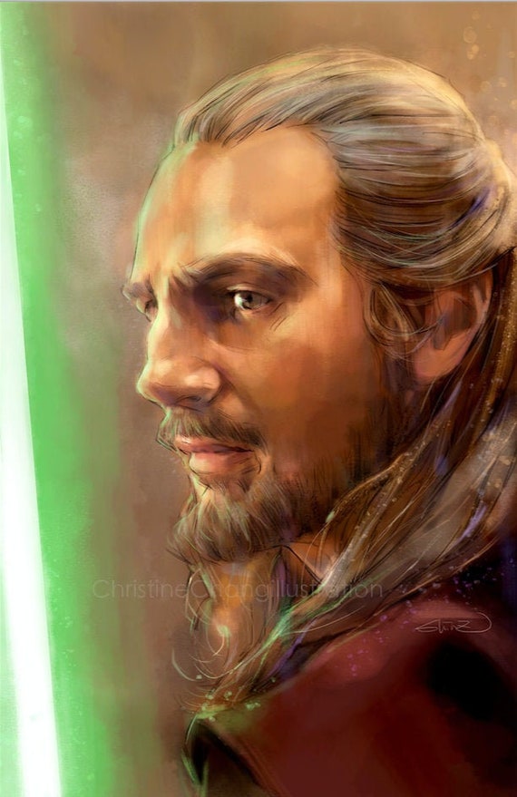 Image result for qui gon jinn fan art  Star wars comics, Star wars books,  Star wars jedi