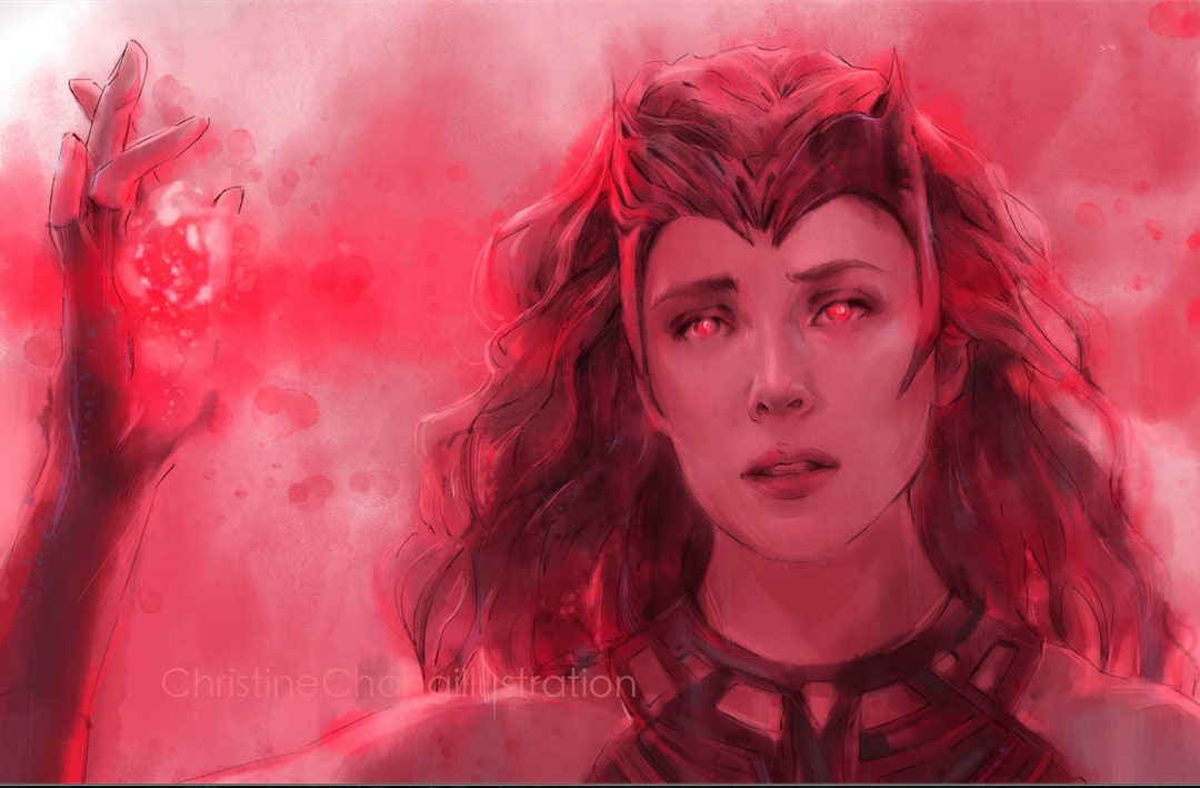 Rise of the Scarlet Witch, Wandavision 11"x17" Art Print - Etsy Australia