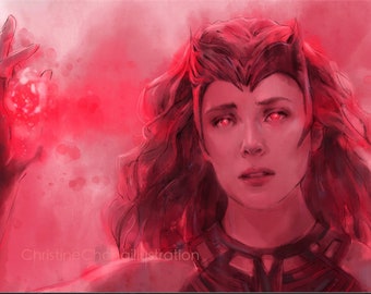 Rise of the Scarlet Witch, WandaVision 11"x17" art print