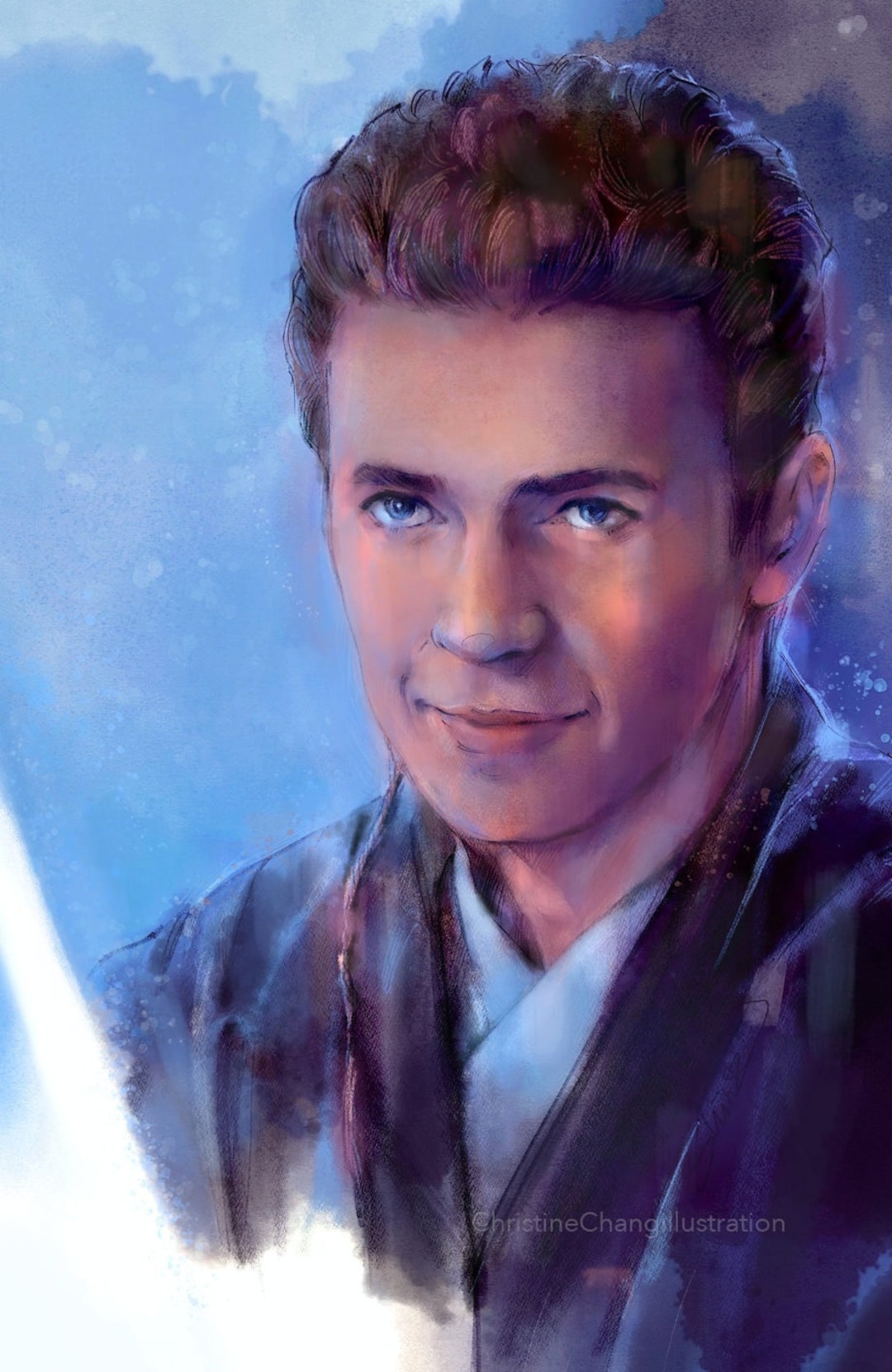 Padawan Ani, Hayden Christensen 11"x17" Art Print - Etsy