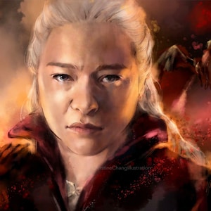 A mother&#39;s fury, The Dance of the Dragons, 8.5&quot;x11&quot; art print